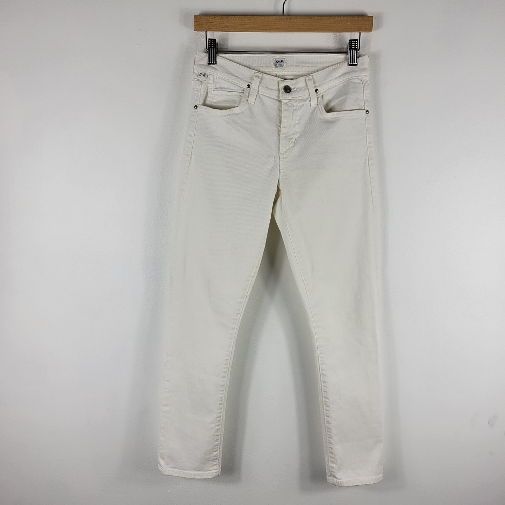 Citizens of Humanity Carlton Ankle Slim Straight Mid Rise Jeans